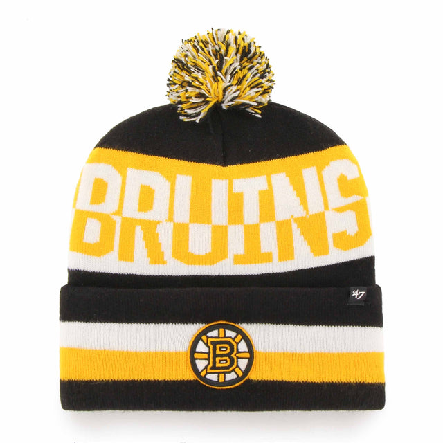 tuque à pompom bruins boston