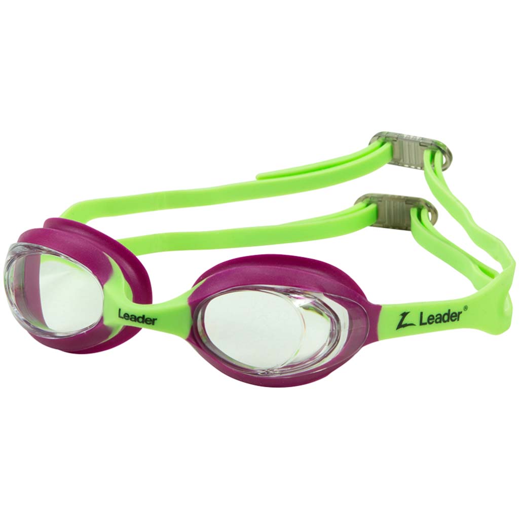 Leader Atom Lunettes de natation pour enfant rose lime