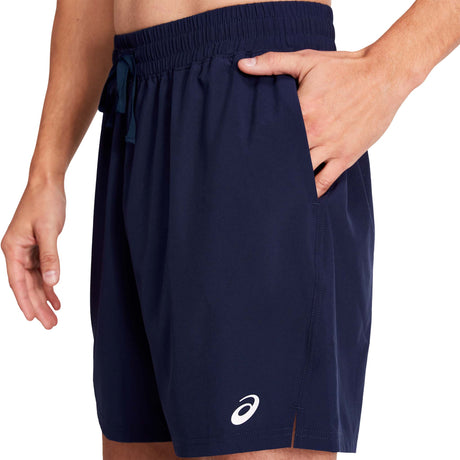 ASICS 7 " Woven Train Short peacoat poche