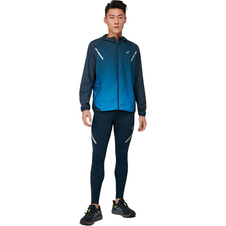 leggings de course à pied homme ASICS Lite-Show french blue live