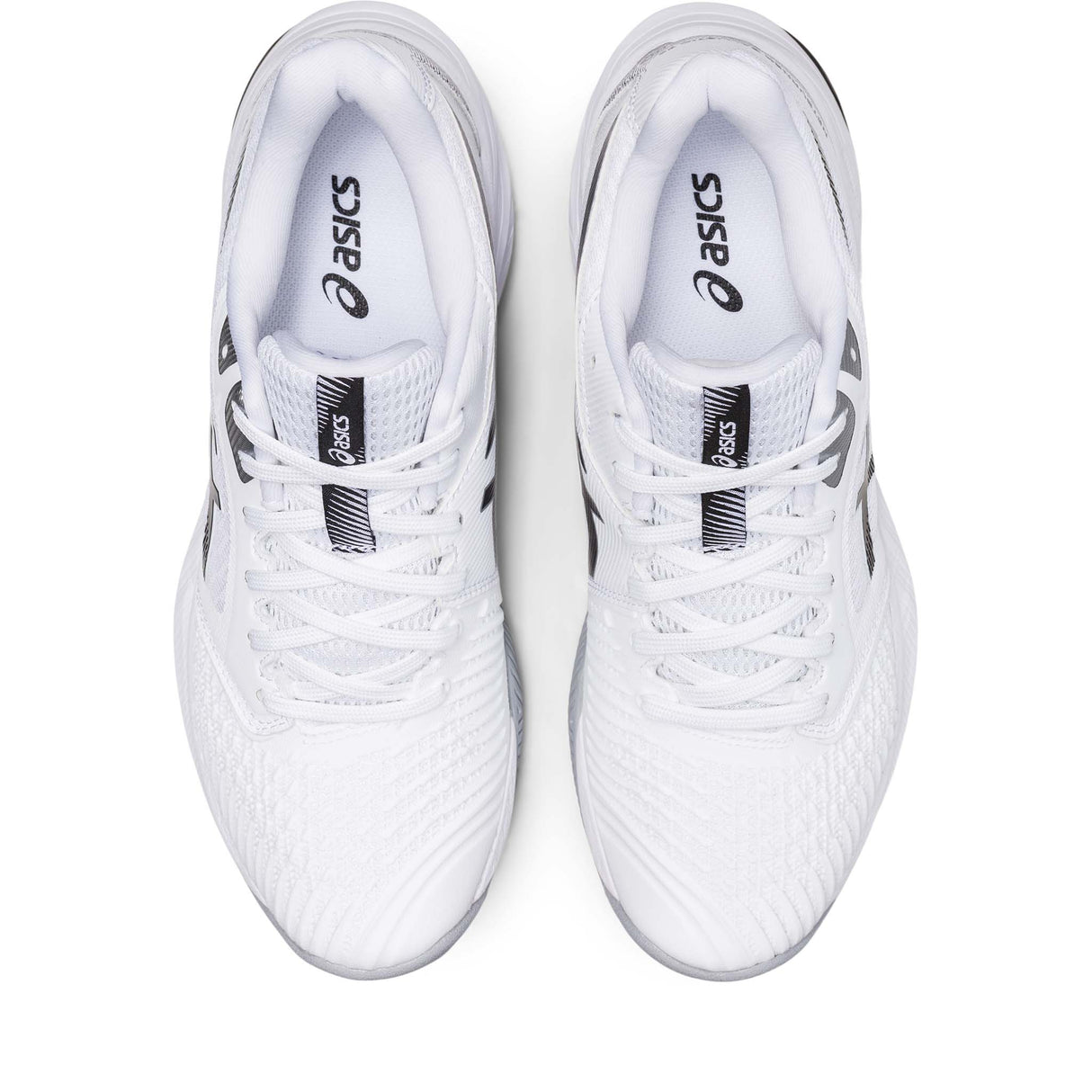 ASICS Netburner Ballistic FF 3 chaussures de volley-ball pour femme blanc noir empeigne