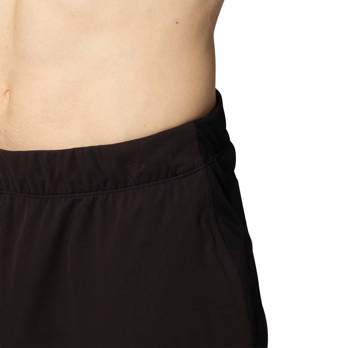 Pantalons collants de course à pied ASICS Windblock noir pour homme taille