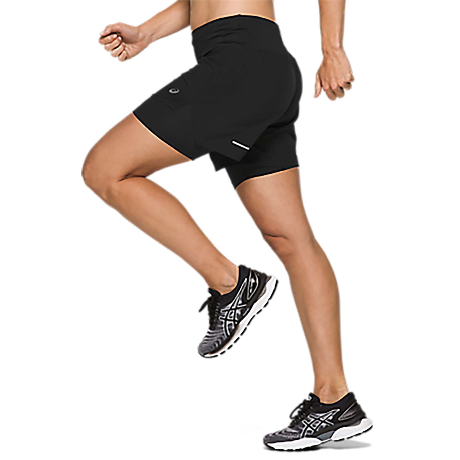 ASICS ASICS Road 2-in-1 5.5 po short de course à pied pour femme