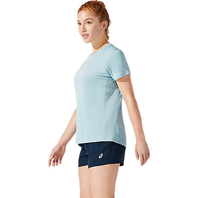 ASICS ASICS Silver t-shirt de course à pied à manches courtes pour femme