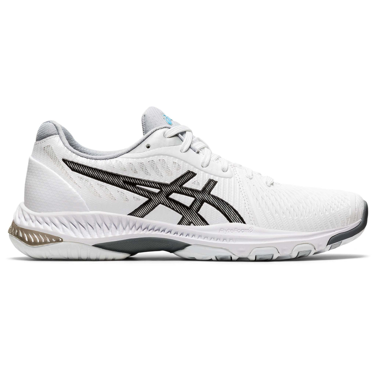 Asics Netburner Ballistic FF 2 running volley femme blanc noir