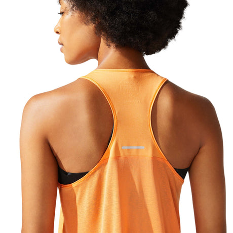 Asics Race camisole de course à pied peche femme dos