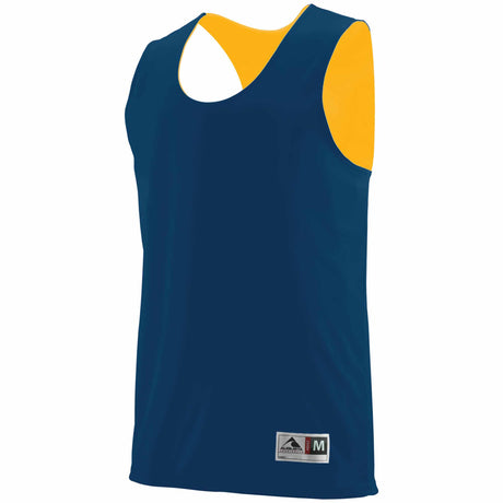 Augusta Sportswear camisole de basketball réversible - Bleu Marine / Jaune