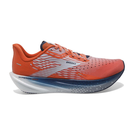 Brooks Hyperion Max souliers de course homme - Cherry Tomato / Arctic Ice / Titan