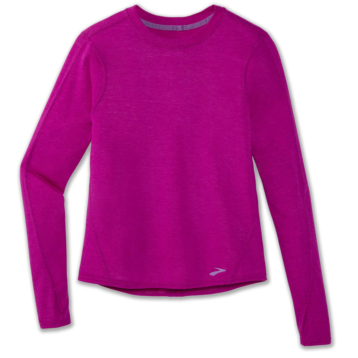 Brooks Distance chadail de course manches longues heather magenta pour femme