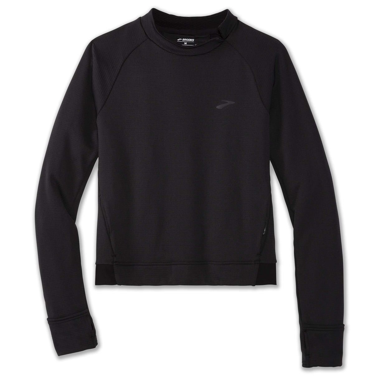 Brooks Notch Thermal chandail de course à manches longues noir femme face