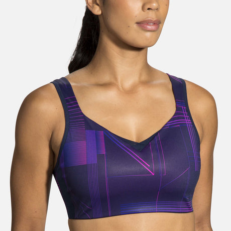 Brooks Drive Convertible top course matrix navy print femme face