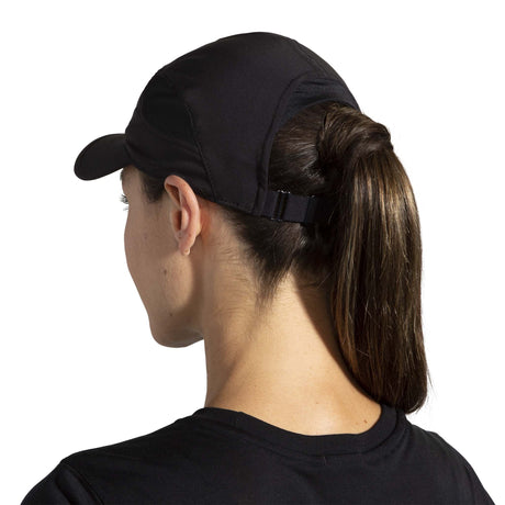 Brooks Chaser Hat casquette de course à pied unisexe noir dos