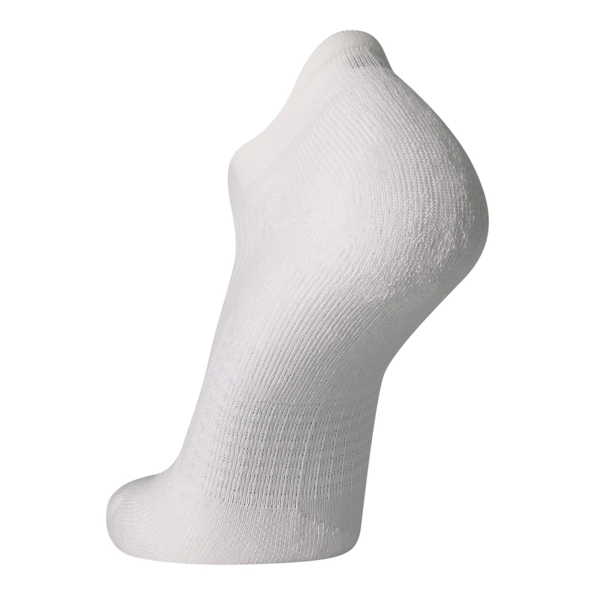 Brooks Ghost No Show chaussettes de course unisexe blanc talon
