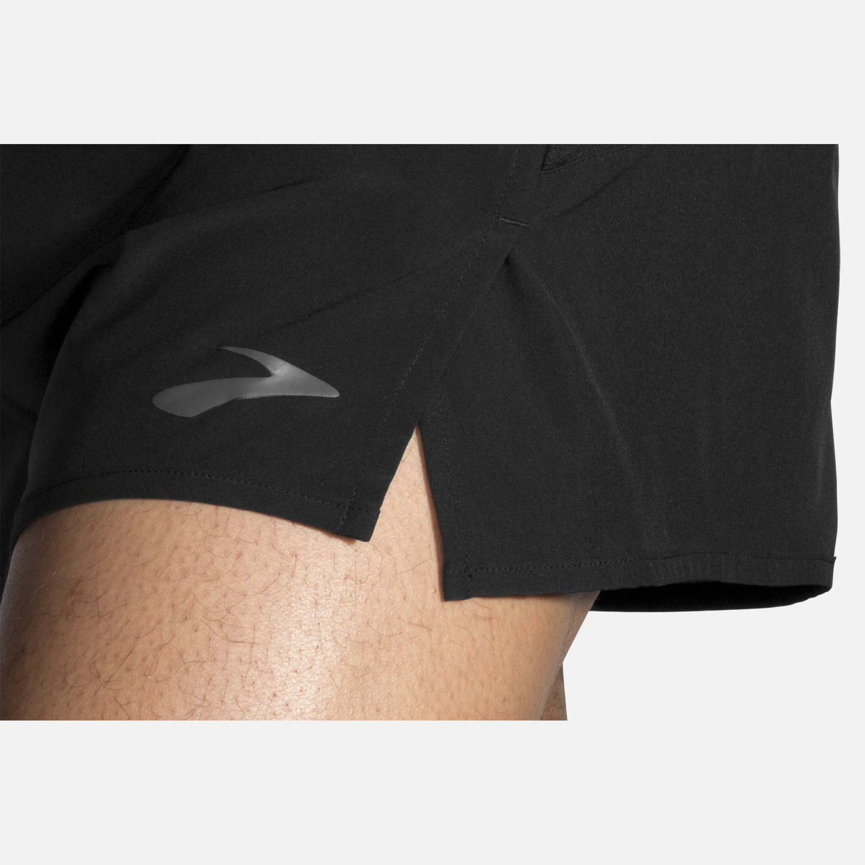 Brooks Sherpa 3" Split short course noir homme detaill