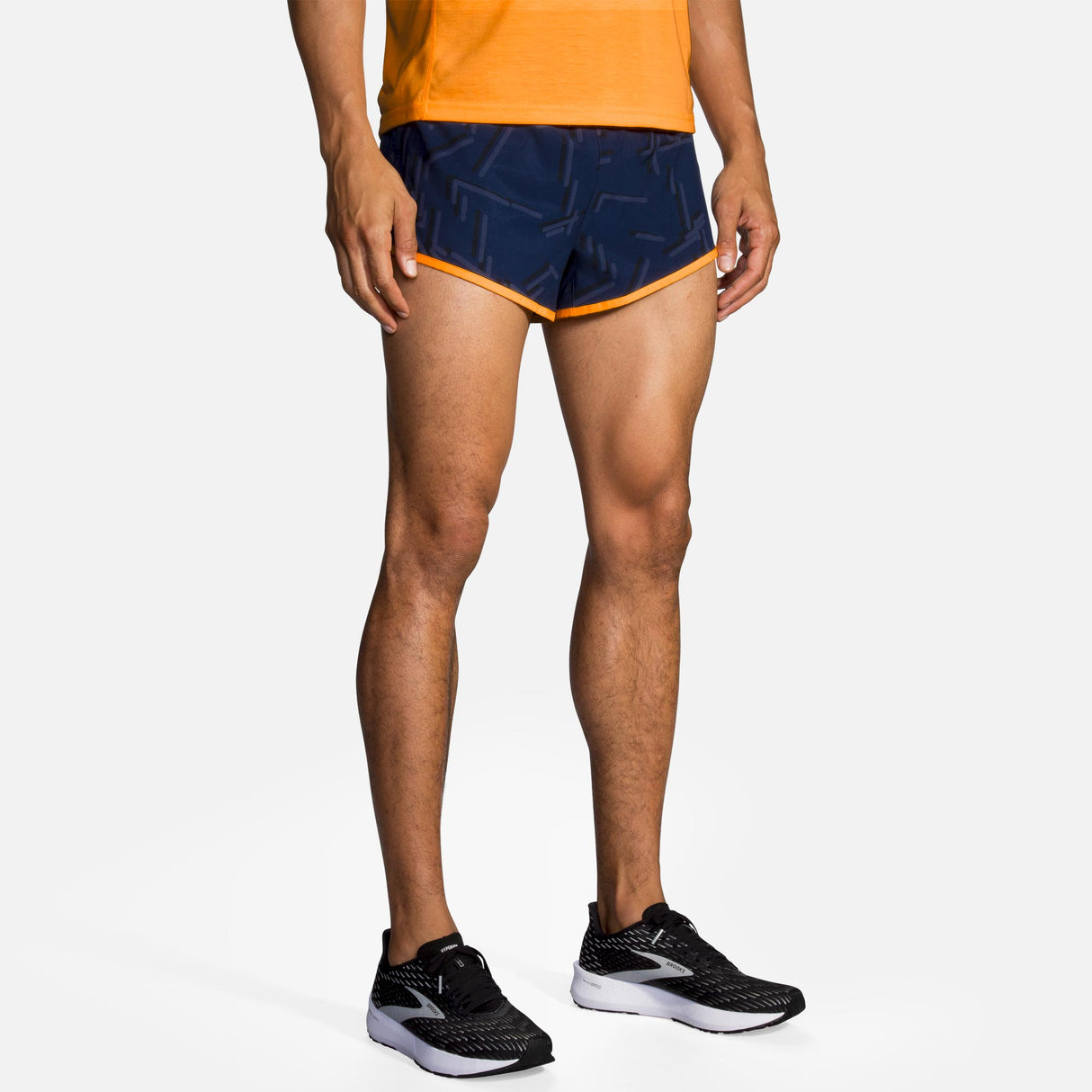 Brooks Sherpa 3" Split short course navy homme