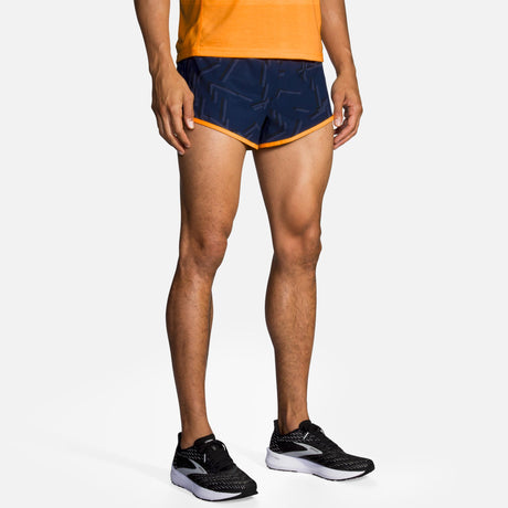 Brooks Sherpa 3" Split short course navy homme