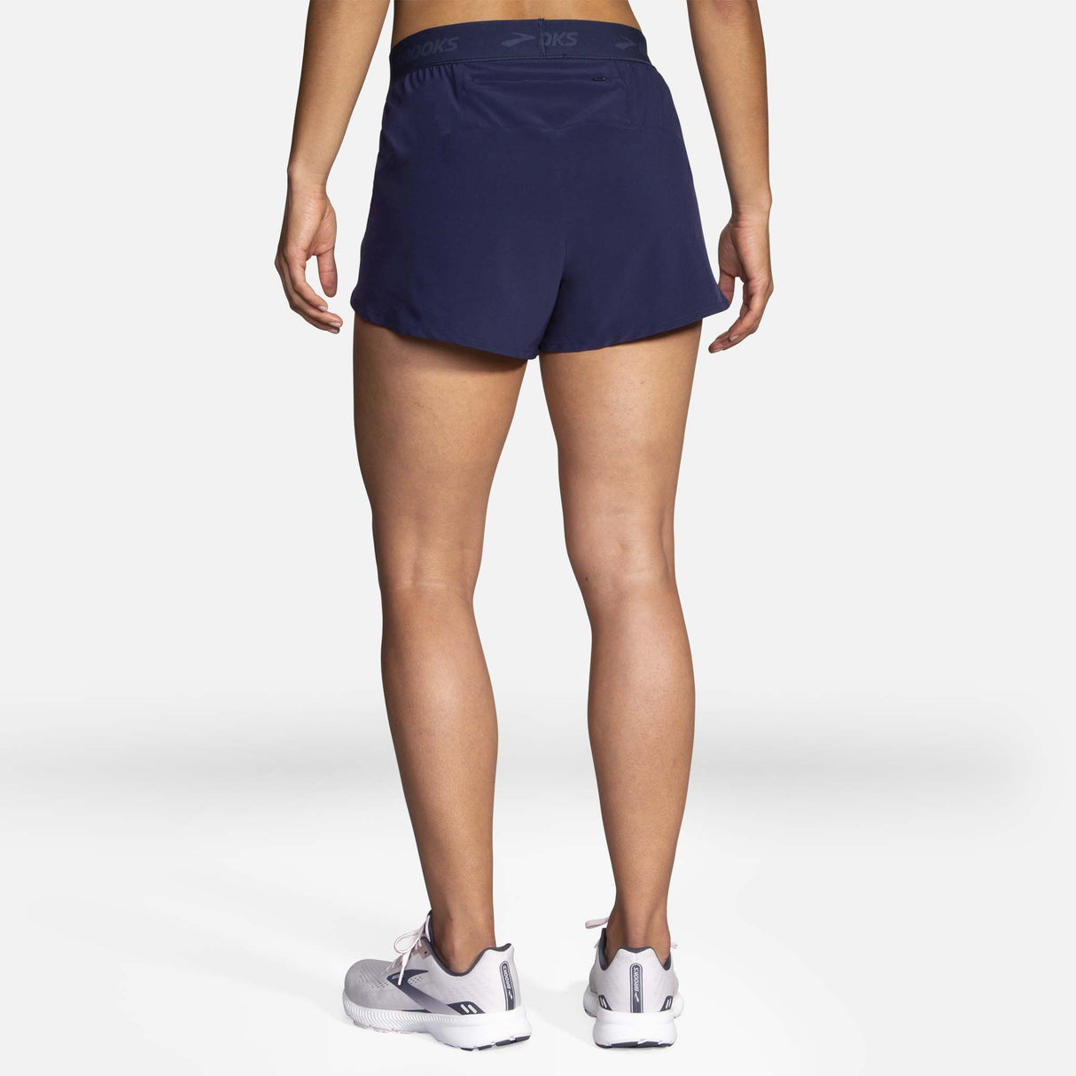 Brooks Chaser 3" shorts course marine femme dos