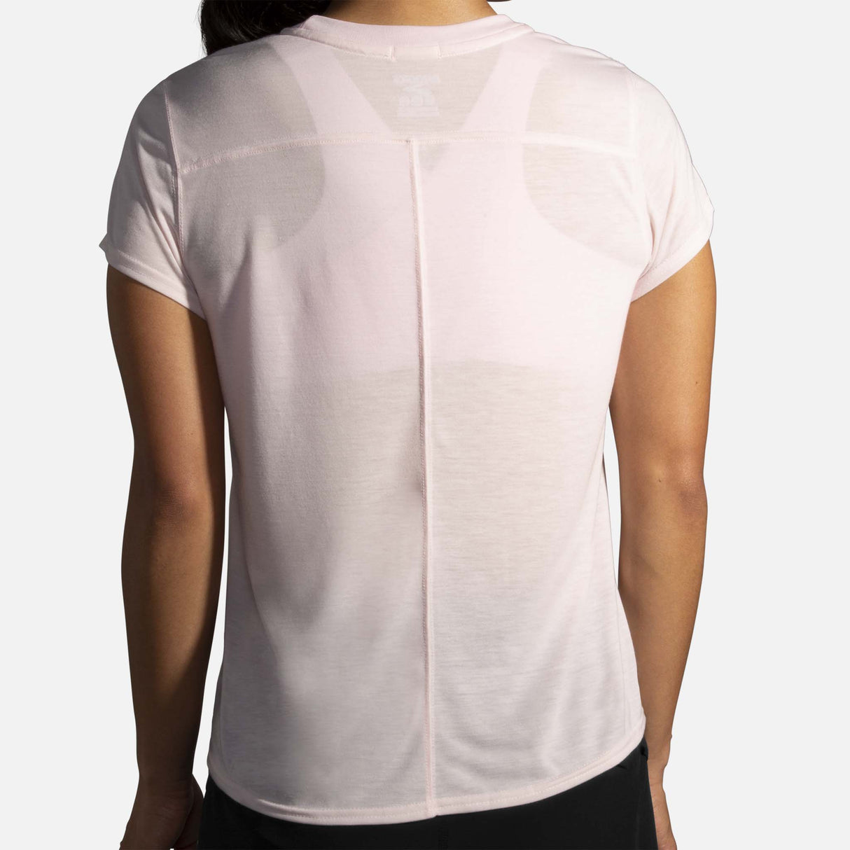 Brooks Distance Graphic T-shirt course rosewater femme dos
