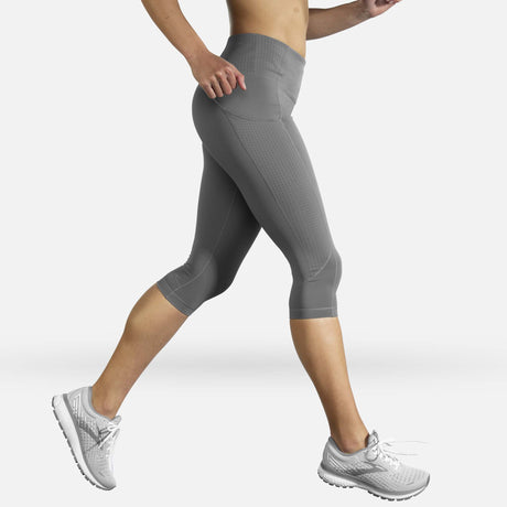 Brooks Method 1/2 Crop Tight acier femme action