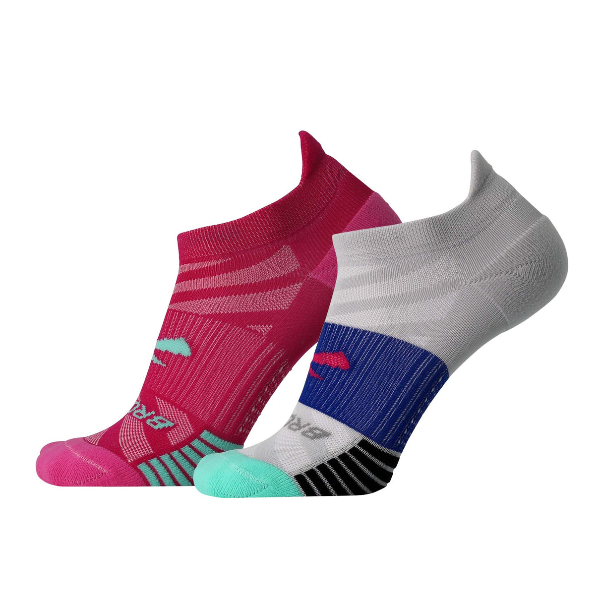 Brooks Brooks Ghost Lite No Show 2-Pack chaussettes de course à pied unisexes