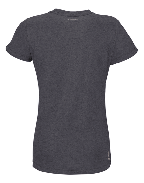 T-Shirt sport femme Champion Power Train Heather gris dos