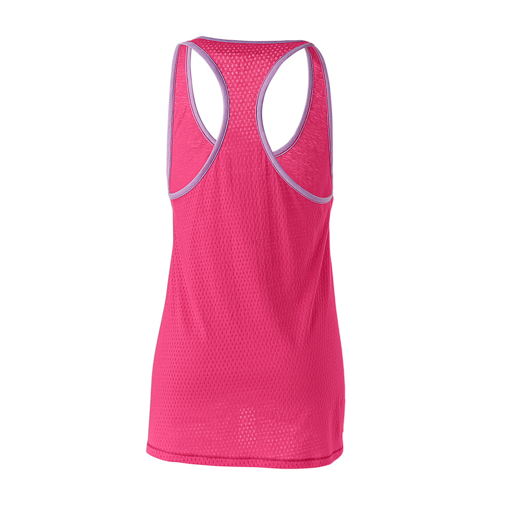 Camisole sport femme rose vue dos Champion Authentics Burnout