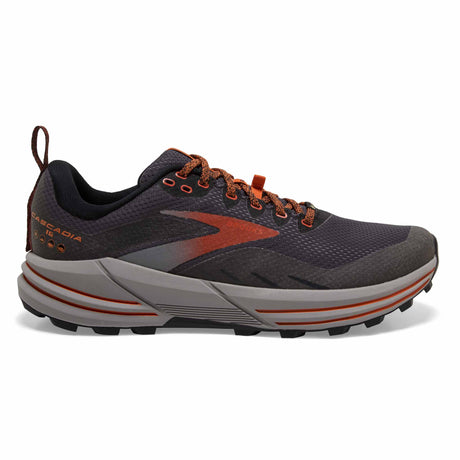 Brooks Cascadia 16 GTX chaussures de course à pied trail homme - Black / Ebony / Cinnabar