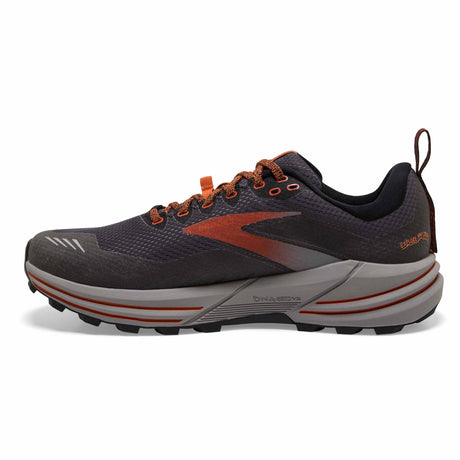 Brooks Cascadia 16 GTX chaussures de course à pied trail homme - Black / Ebony / Cinnabar - côté