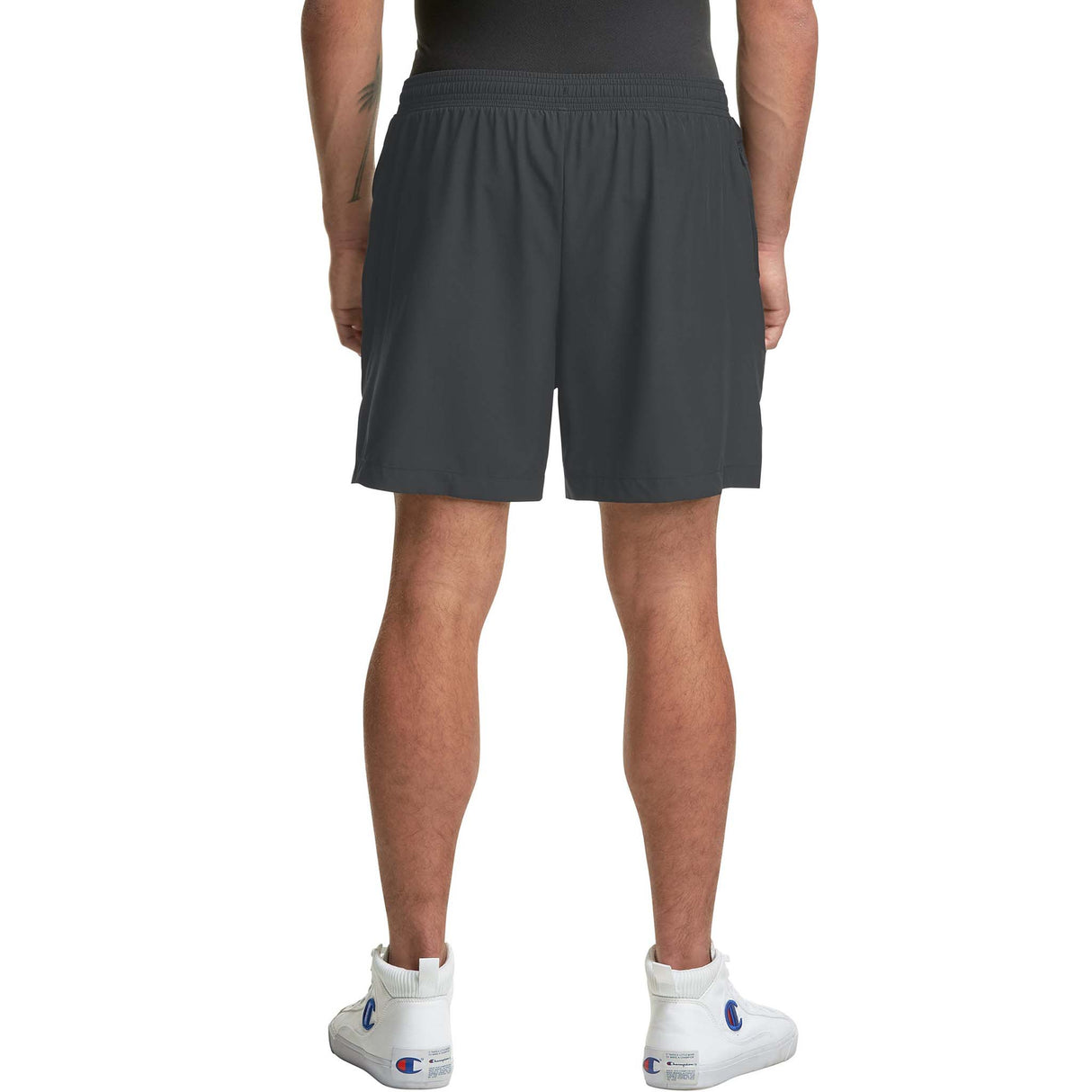 Champion 5 Inch Sport Short gris homme dos