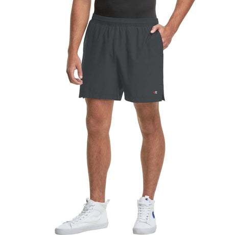 Champion 5 Inch Sport Short gris homme face