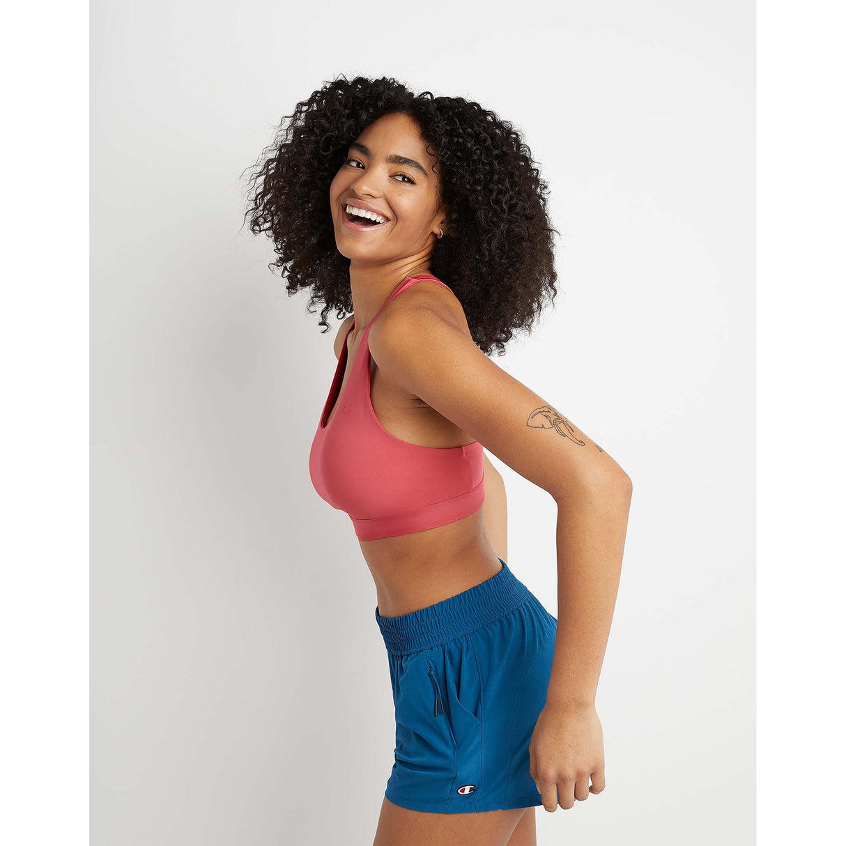Champion Absolute Eco Strappy soutien-gorge sport pinky peach lateral