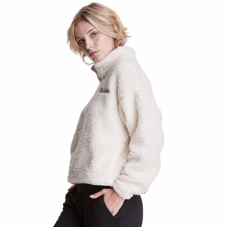 Champion Cozy High Pile Quarter Zip - Natural