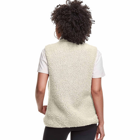 Champion Veste molleton Cozy High Pile Reversible Vest - Natural/Athletic Navy