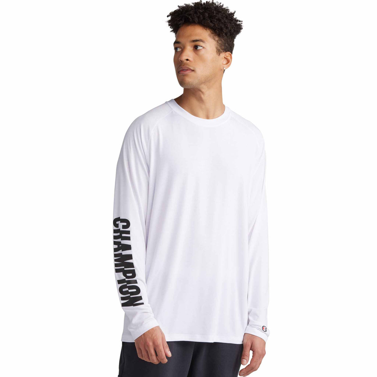 Champion Long Sleeve Graphic City Sport Tee chandail à manches longues - Blanc