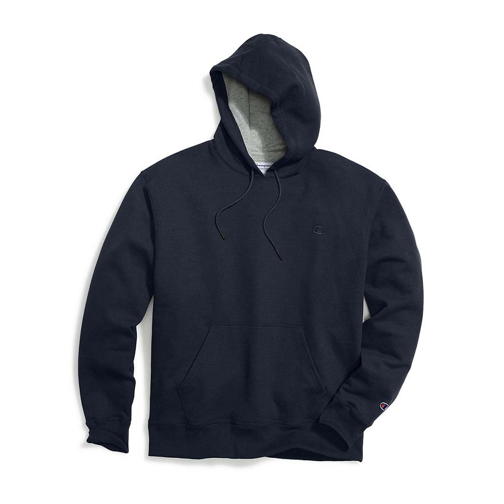 Chandail Champion Powerblend Hoodie bleu marine pour homme