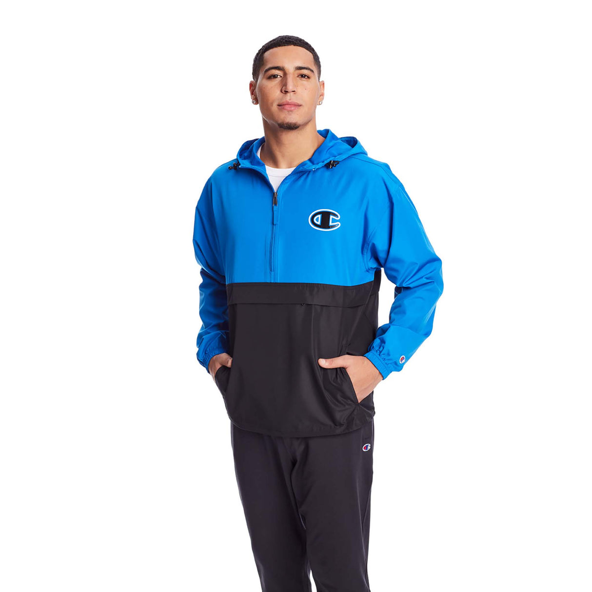 Champion Colorblocked Packable Jacket C Logo manteau de pluie à enfiler live