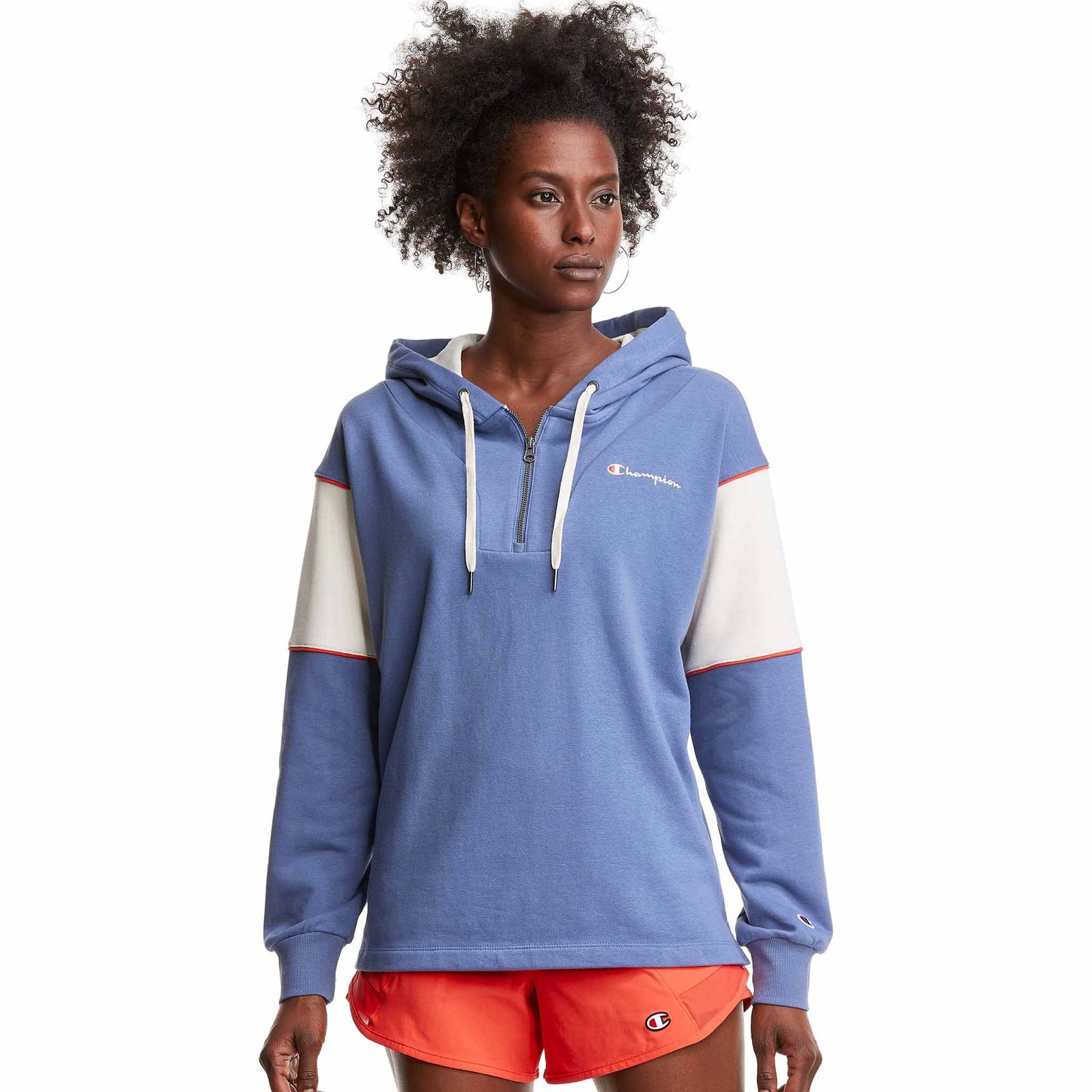 Champion Champion Campus French Terry 1/4 Zip Oversized Hoodie chandail à capuche pour femme