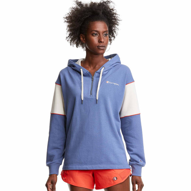 Champion Champion Campus French Terry 1/4 Zip Oversized Hoodie chandail à capuche pour femme
