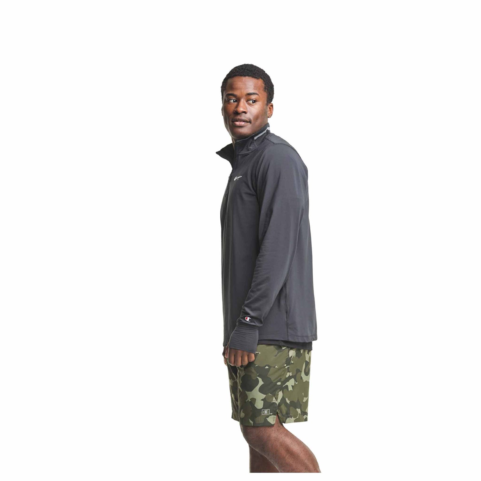 Champion Champion City Sport 1/4 zip script logo pour homme