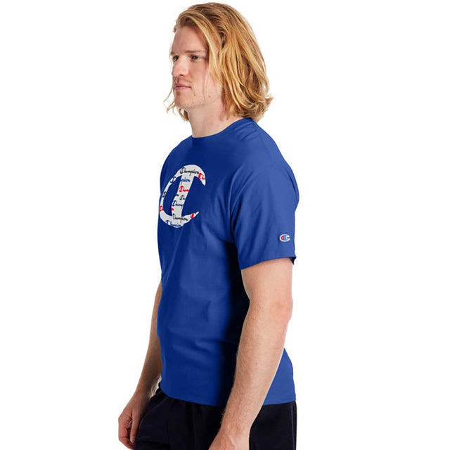 Champion Champion Classic Jersey Ringer Tee Big C Logo T-shirts manches courtes pour homme