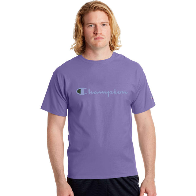 Champion Champion Classic Jersey Script Logo T-shirt manches courtes pour homme