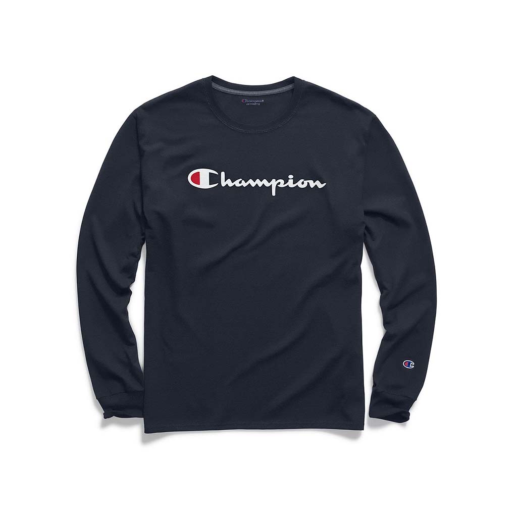 Champion Champion Classic Jersey Script Logo t-shirt manches longues pour homme