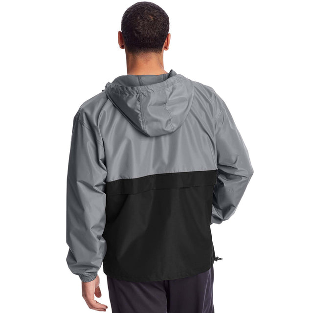 Champion Champion Colorblock Packable Jacket Block Logo manteau de pluie à enfiler