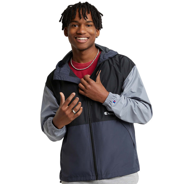 Champion Champion Lightweight Colorblock Jacket léger à capuche pour homme