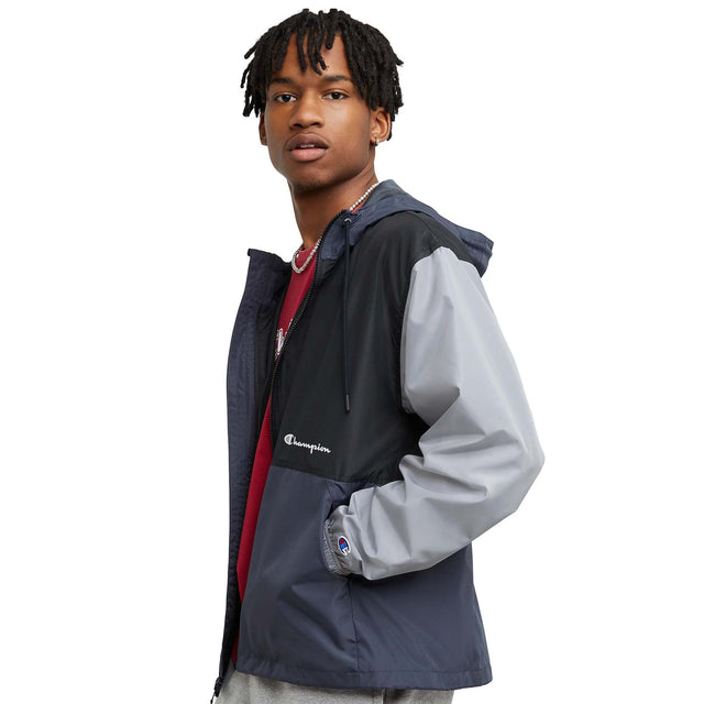 Champion Champion Lightweight Colorblock Jacket léger à capuche pour homme