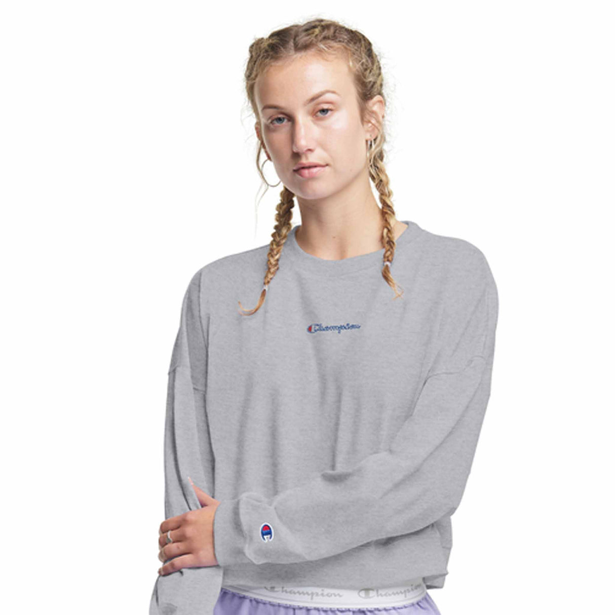 Champion Champion Middleweight Oversized Crew chandail à col rond pour femme