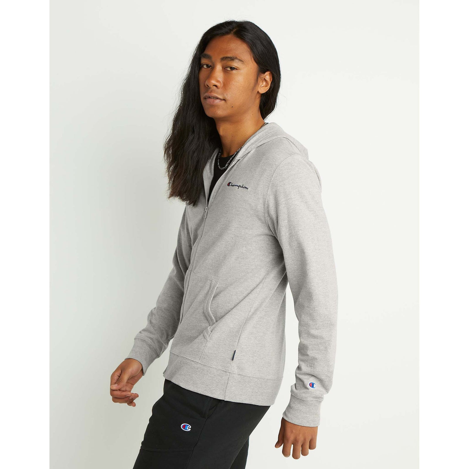 Champion Champion Middleweight T-shirt Hoodie sweatshirt à capuche et zip homme