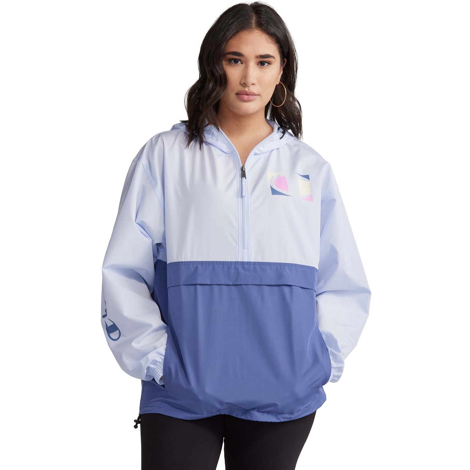 Champion Champion Packable Color Blocked Jacket manteau de pluie a enfiler pour femme