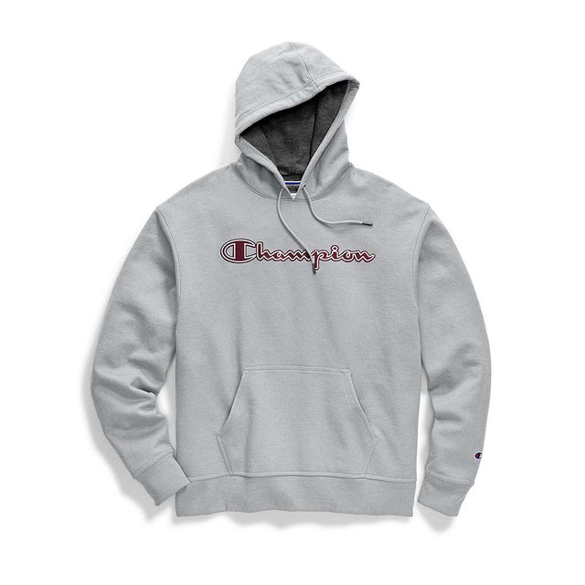 Champion Champion Powerblend Applique Hoodie sweatshirt à capuche avec logo pour homme