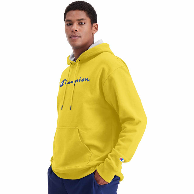 Champion Champion Powerblend Graphic Hoodie Script logo sweatshirt a capuche pour homme